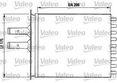 VALEO 812081 — Radiator încălzire habitaclu