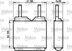 VALEO 812148 — Радиатор печки