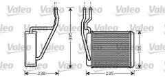 VALEO 812320 — Радиатор печки