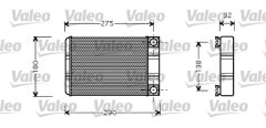 VALEO 812321 — Радиатор печки