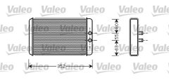 VALEO 812358 — Радиатор печки