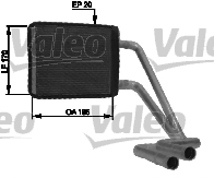 VALEO 812433 — Радиатор печки