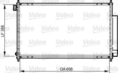 VALEO 814159 — Radiator aer condiționat