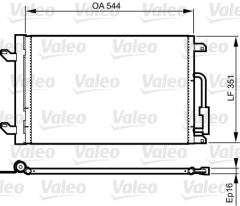VALEO 814198 — Радиатор кондиционера