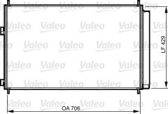 VALEO 814204 — Радиатор кондиционера