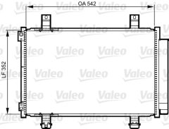 VALEO 814219 — Radiator aer condiționat