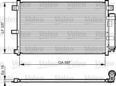 VALEO 814227 — Радиатор кондиционера