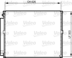 VALEO 814236 — Radiator aer condiționat