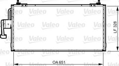 VALEO 814260 — Radiator aer condiționat