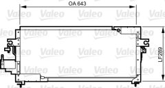 VALEO 814275 — Radiator aer condiționat