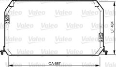 VALEO 814282 — Радиатор кондиционера