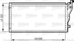 VALEO 814292 — Радиатор кондиционера
