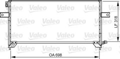 VALEO 814304 — Radiator aer condiționat