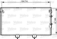 VALEO 814310 — Радиатор кондиционера