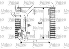VALEO 817096 — Evaporator aer condiționat