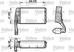 VALEO 817107 — Испаритель кондиционера