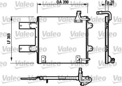 VALEO 817246 — Radiator aer condiționat