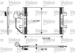 VALEO 817504 — Радиатор кондиционера