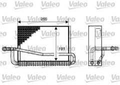 VALEO 817520 — Evaporator aer condiționat