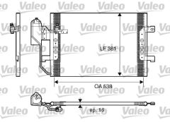 VALEO 817659 — Радиатор кондиционера