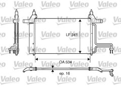 VALEO 817669 — Radiator aer condiționat