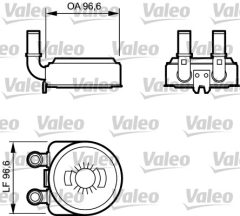 VALEO 817705 — Radiator ulei motor