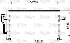 VALEO 817789 — Радиатор кондиционера
