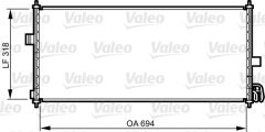 VALEO 817819 — Radiator aer condiționat