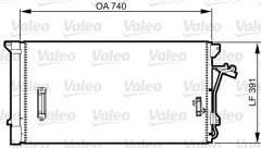 VALEO 817838 — Radiator aer condiționat
