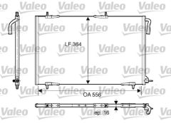 VALEO 818000 — Radiator aer condiționat