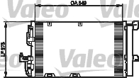 VALEO 818047 — Радиатор кондиционера