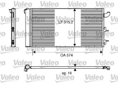 VALEO 818162 — Radiator aer condiționat