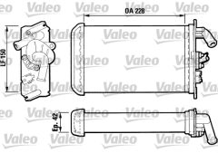 VALEO 883791 — Радиатор печки
