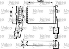 VALEO 883971 — Radiator încălzire habitaclu