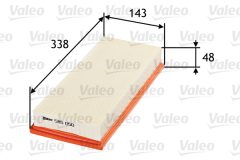 VALEO 585050 — Фильтр воздушный
