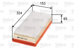 VALEO 585072 — Фильтр воздушный