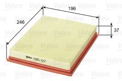 VALEO 585127 — Filtru de aer