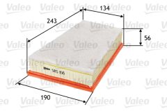 VALEO 585156 — Фильтр воздушный