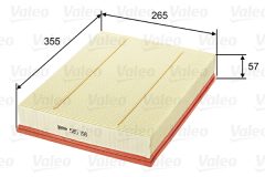 VALEO 585198 — Фильтр воздушный