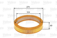 VALEO 585619 — Фильтр воздушный