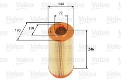 VALEO 585669 — Фильтр воздушный