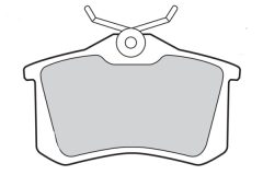 VALEO 598180 — Plăcuțe de frână disc