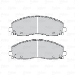 VALEO 670115 — Plăcuțe de frână disc