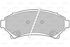 VALEO 598458 — Колодки тормозные дисковые