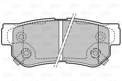VALEO 670748 — Plăcuțe de frână disc