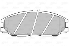 VALEO 598759 — Plăcuțe de frână disc