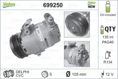 VALEO 699250 — Компрессор кондиционера