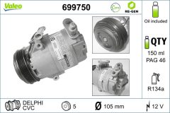 VALEO 699750 — Компрессор кондиционера