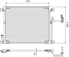 VALEO 810905 — Радиатор кондиционера