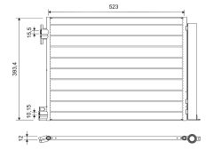 VALEO 812501 — Радиатор кондиционера